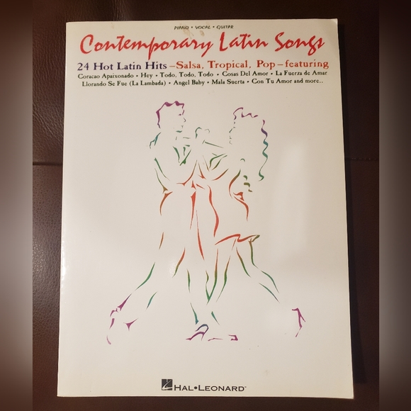 CONTEMPORARY LATIN SONGS PIANO VOCAL GUITAR BOOK - Picture 1 of 4